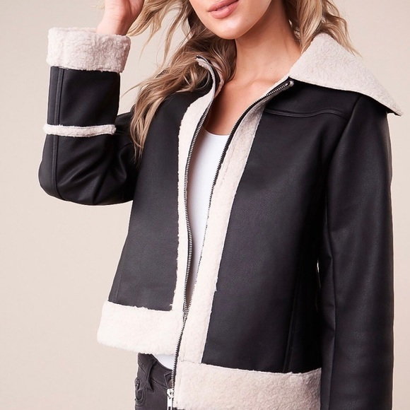 Embers Leather Sheepskin Jacket-LAST ONE - Picture 2 of 5